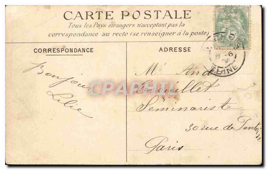 Le Bouquet de la vallee CPA Restaurant (le Velautogare) (cycle velo cycling) — Verso