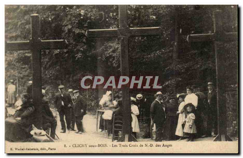 Clichy sous Bois CPA Les trois croix de ND des anges