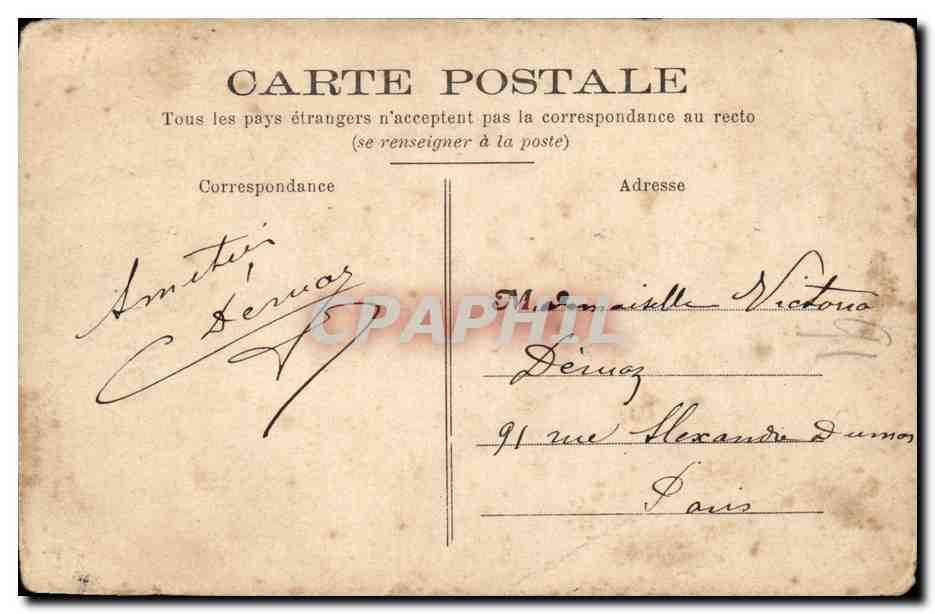 Creteil CPA Auberge du cochon de lait — Rückseite