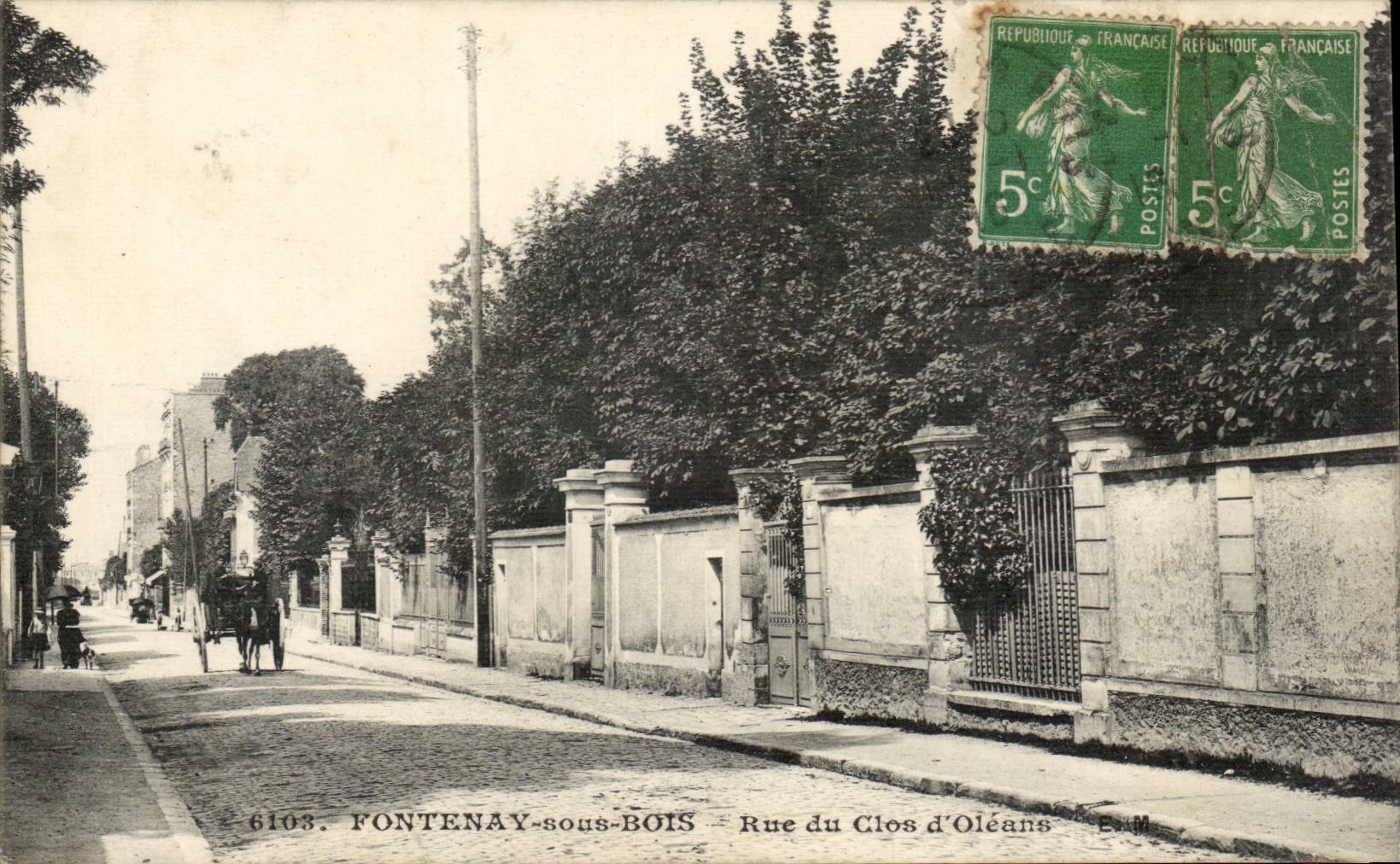 Fontenay sous Bois CPA Rue du clos d'Oleans