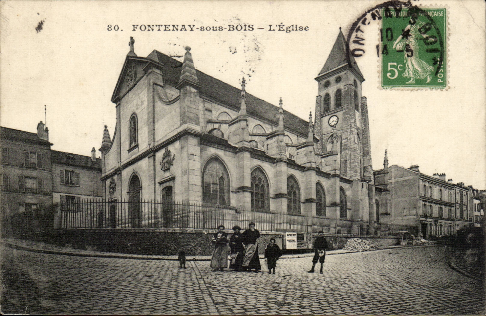Fontenay sous Bois CPA L'eglise