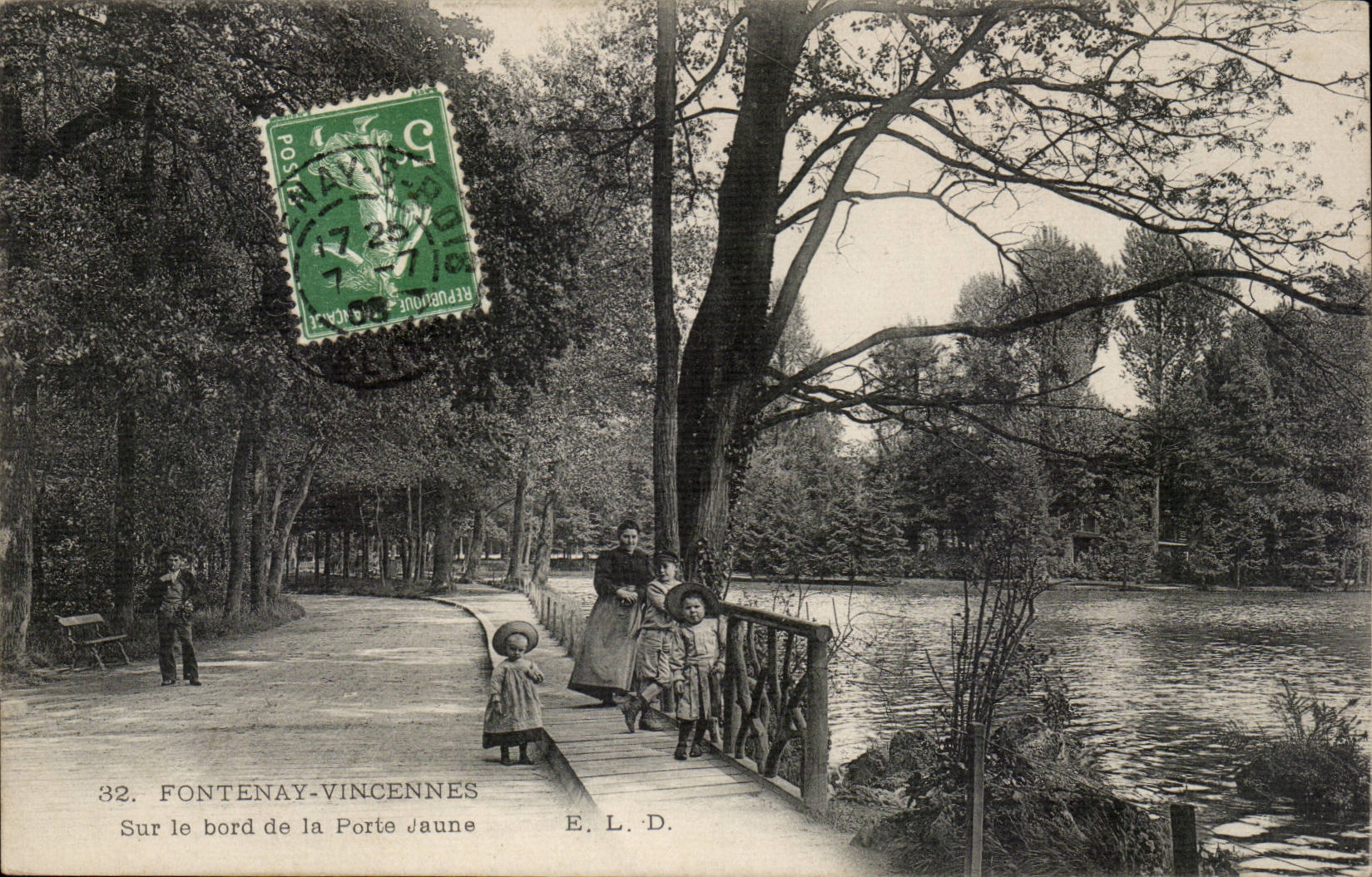 Fontenay Vincennes CPA Sur le bord de la Porte Jaune