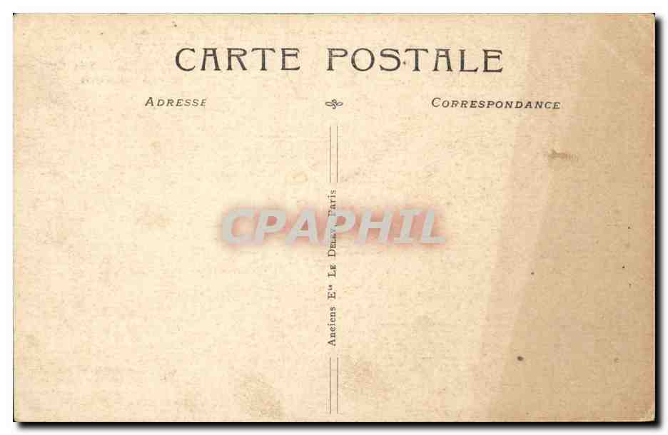 GEntilly CPA Vieux manoir Situe a l'angle de rue de Parcy et de vieux Noyers — Rückseite