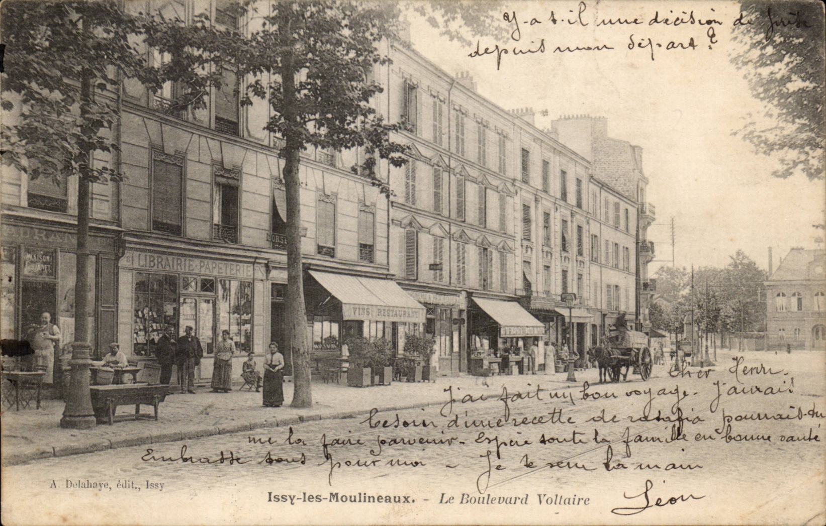 Issy Les Moulineaux CPA LE boulevard Voltaire