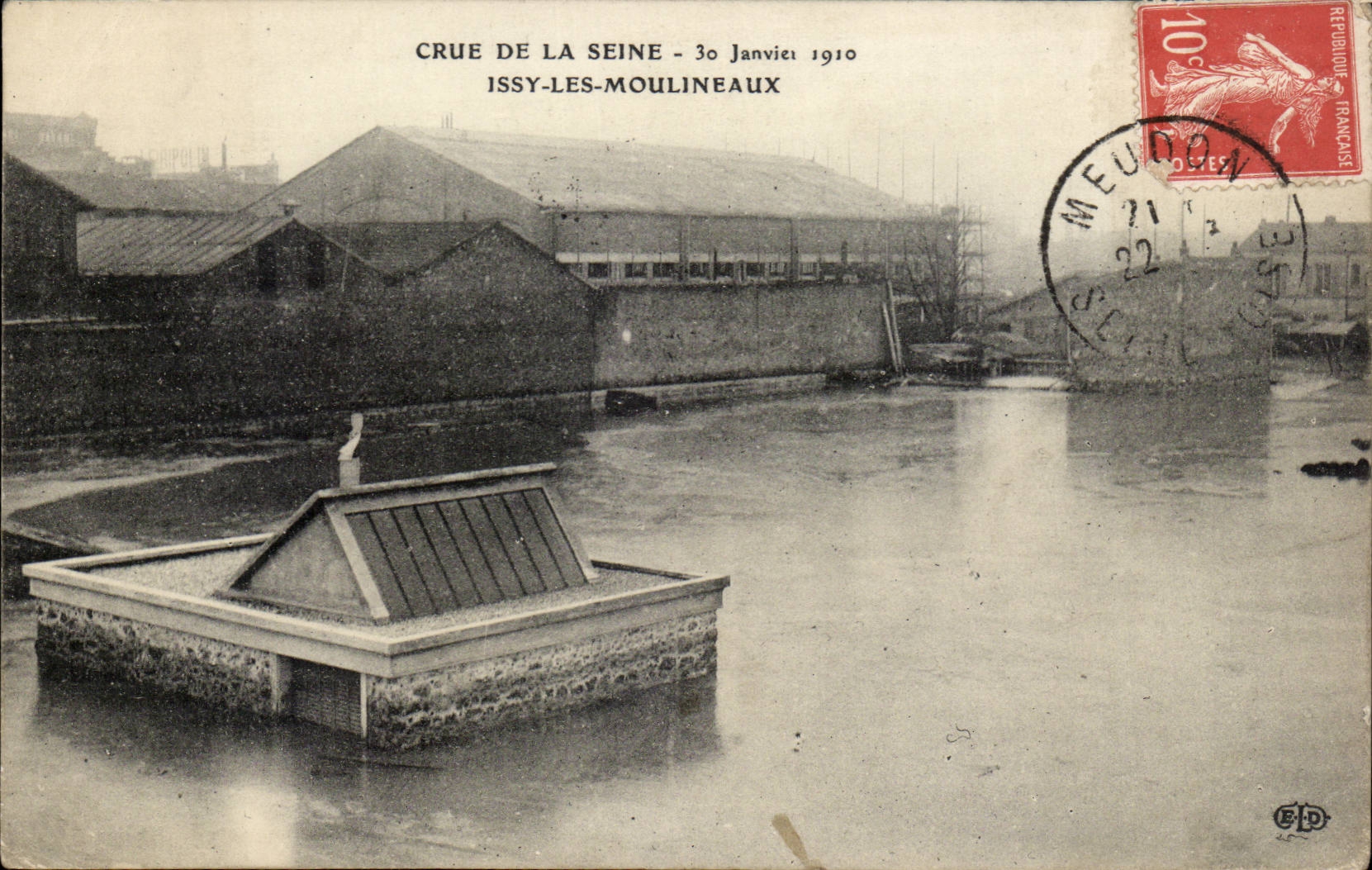 Issy Les Moulineaux CPA Crue de la Seine 1910 