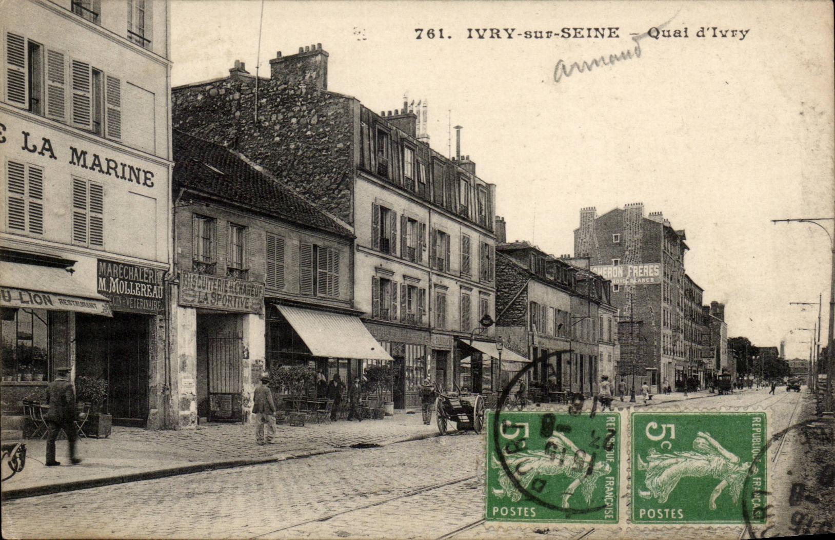 Ivry sur Seine CPA Le quai d'Ivry