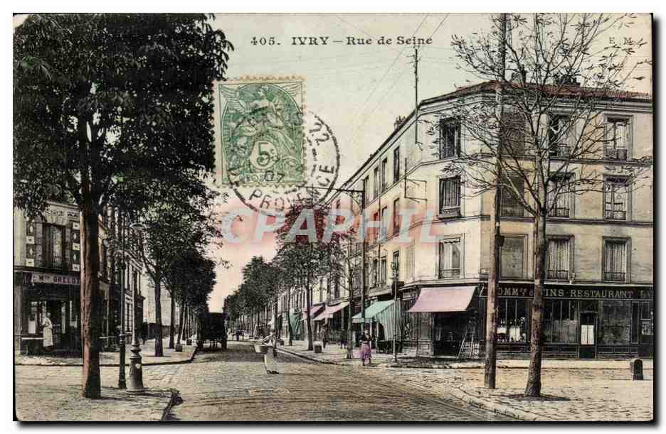 Ivry sur Seine CPA Rue de Seine
