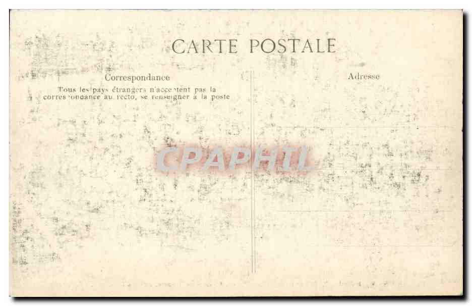 Ivry sur SEine CPA Crue de la Seine 1910 Inondations Monsieur Lepine Prefet de Police donne de indications a Fallieres T — Back