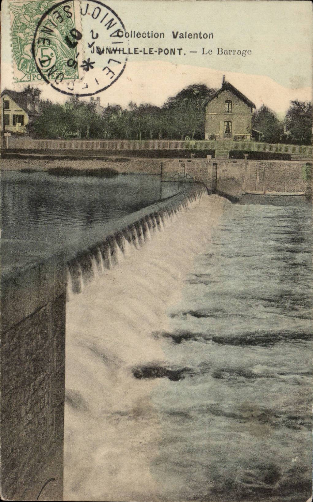 Joinville le pont CPA Le barrage (dam)