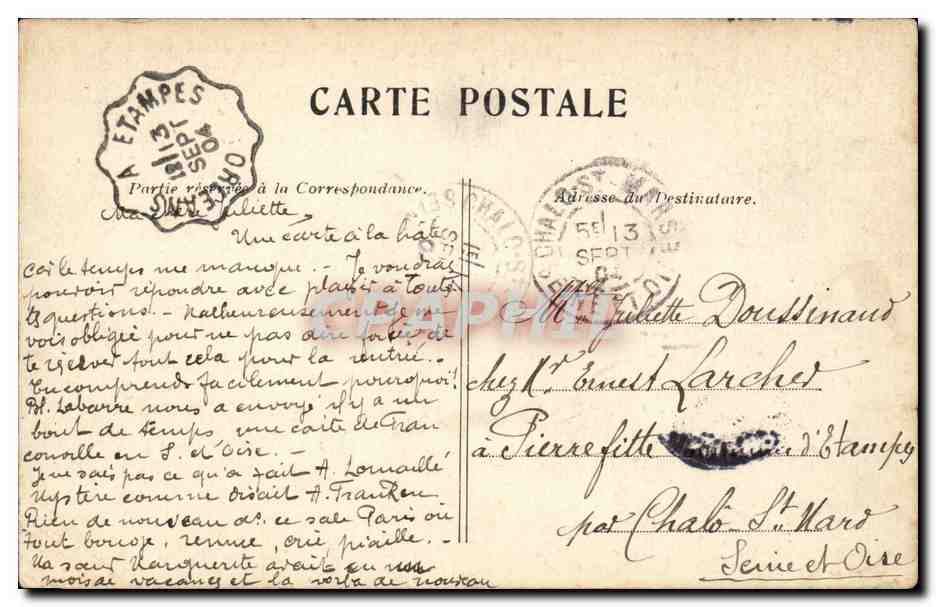 Joinville le Pont CPA Parc Saint Maur — Back