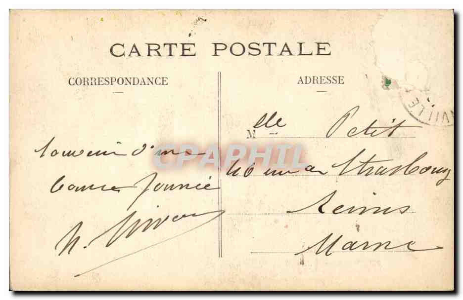 Joinville le Pont CPA Maison Brancier Restaurant du Rocher Fleuri TOP — Back