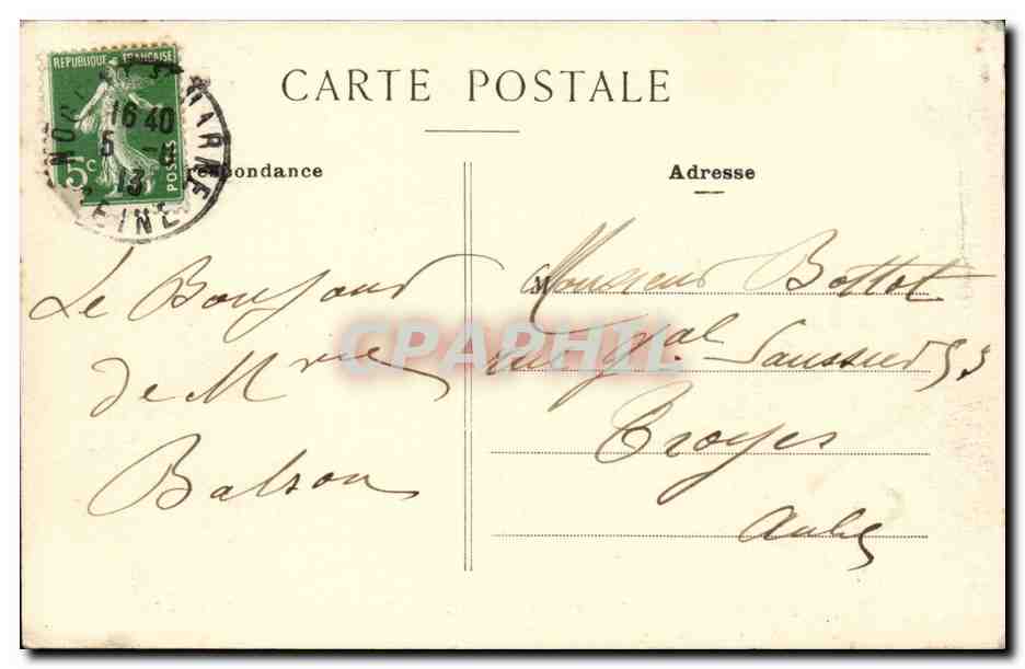 CPA De Joinville le pont a Nogent Canotage — Back