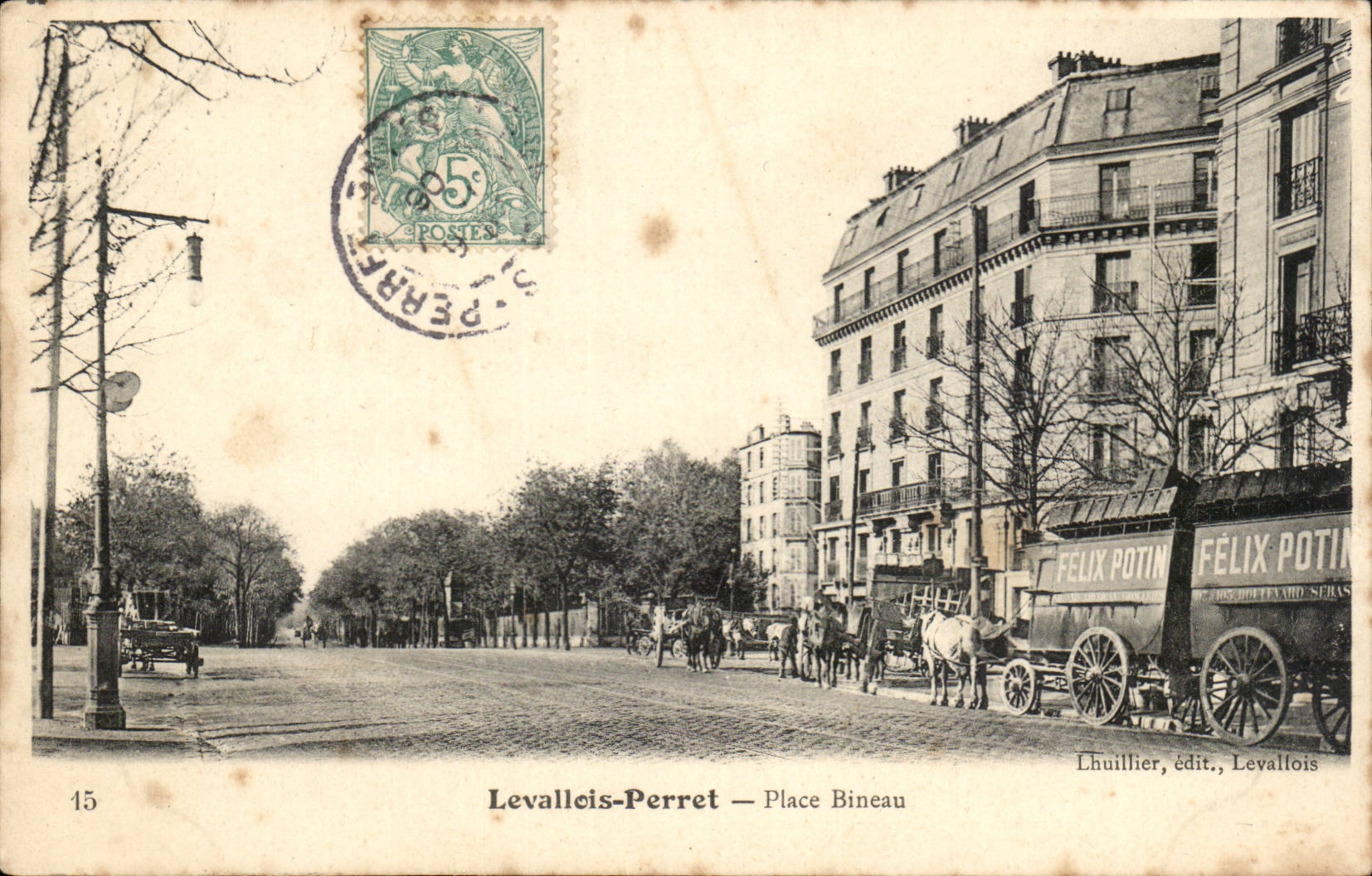 Levallois Perret CPA Place Bineau (chariot Felix Potin)