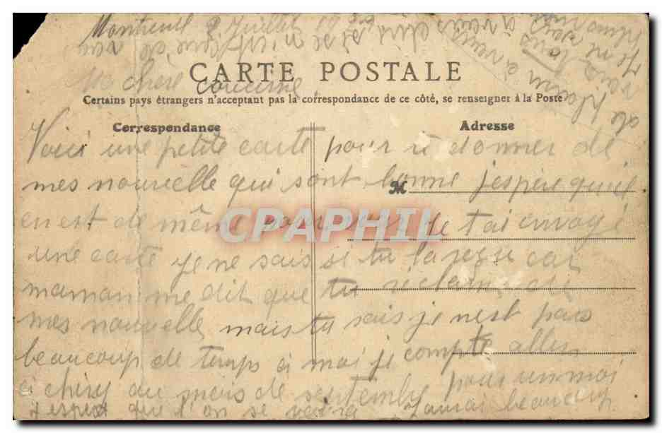 Montreuil sous Bois CPA Rue du Pre — Rückseite