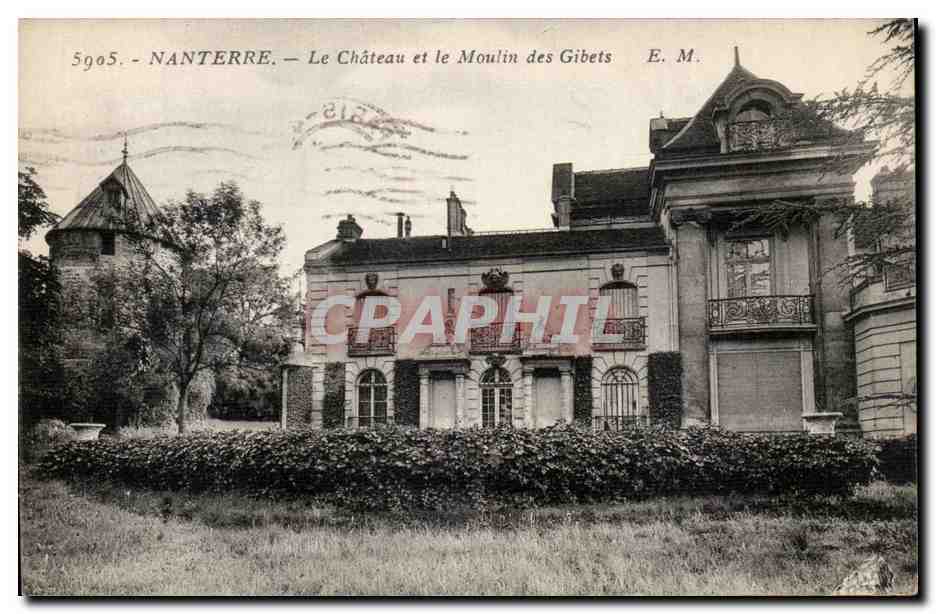 Nanterre CPA Le chateau et le moulin des Gibets