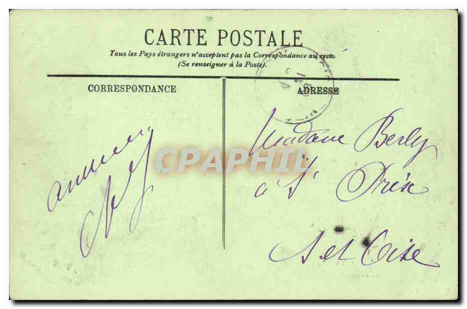 Asnieres CPA Vue sur la Seine (bateau rowling) — Rückseite