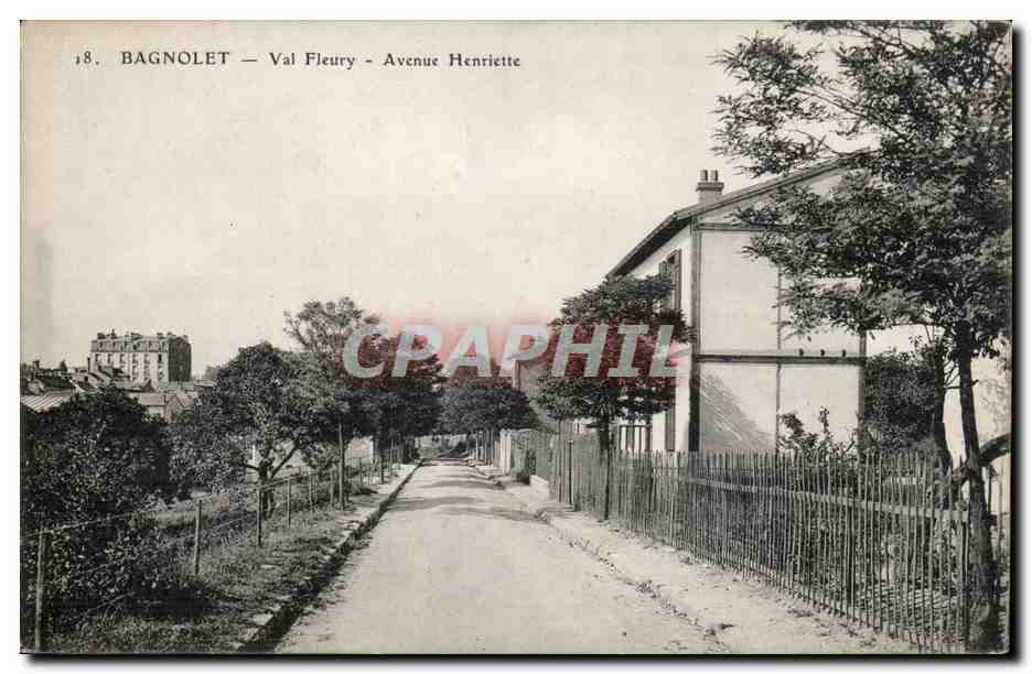 Bagnolet CPA Val Fleury Avenue Henriette