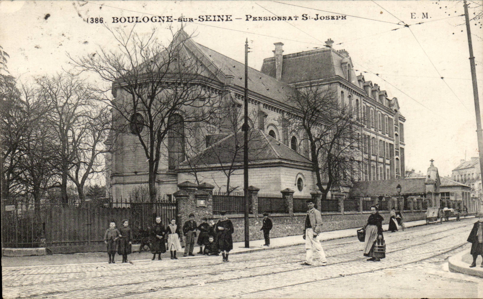 Boulogne sur SEine CPA Pensionnat St Joseph