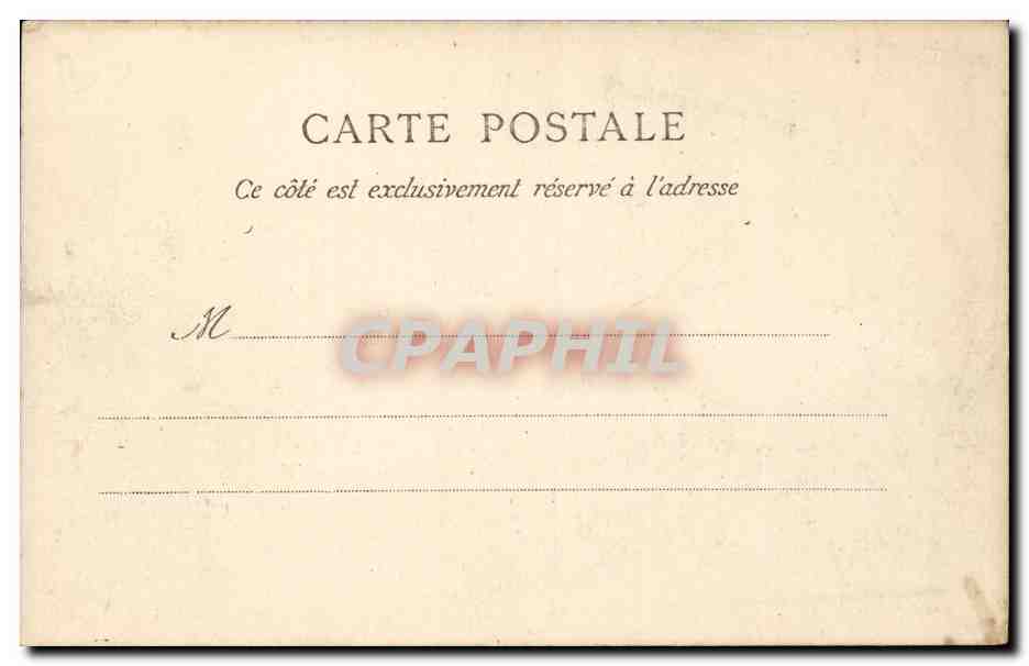 Bourg la Reine CPA La place Condorcet (tramway) — Rückseite