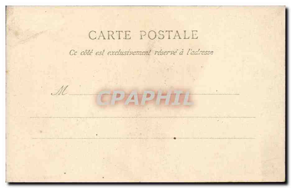 Bourg la Reine CPA La gare (train) — Rückseite
