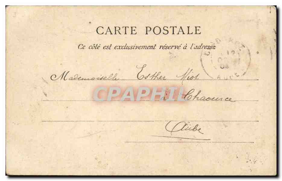 Charenton CPA Temple protestant — Back