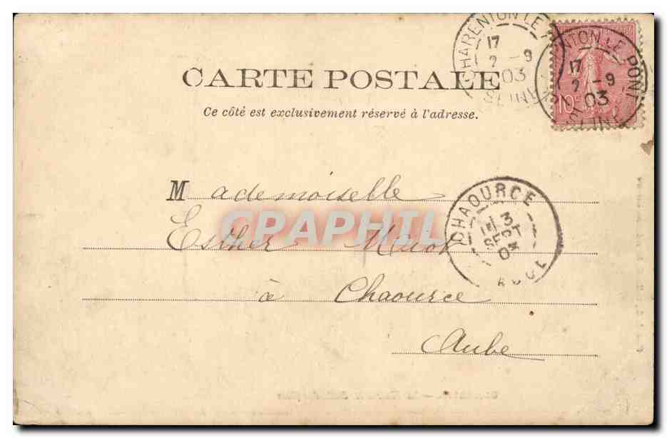 Charenton CPA La mairie et la salle des fetes — Back