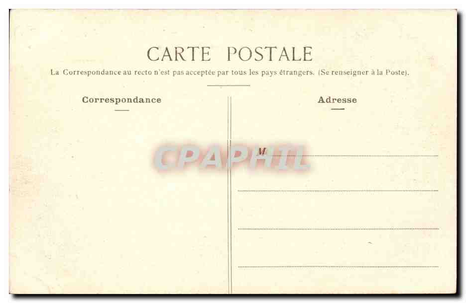 Chennevieres CPA Ancienne fabrique de papiers — Rückseite