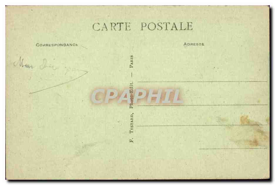 La VArenne Chennevieres CPA Les bords de Marne Le pont et le chateau de l'etape — Rückseite