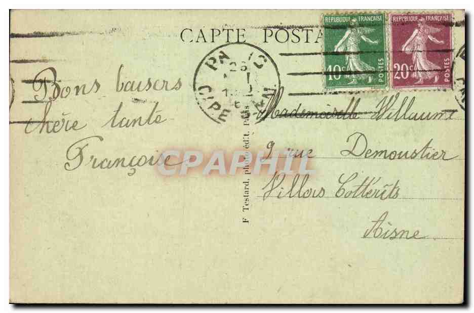 La VArenne Chennevieres CPA Les bords de Marne Passage du bateau faisant le service de l'ile d'amour — Rückseite