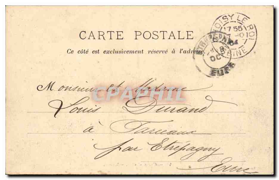 Choisy le Roi CPA Mairie — Back