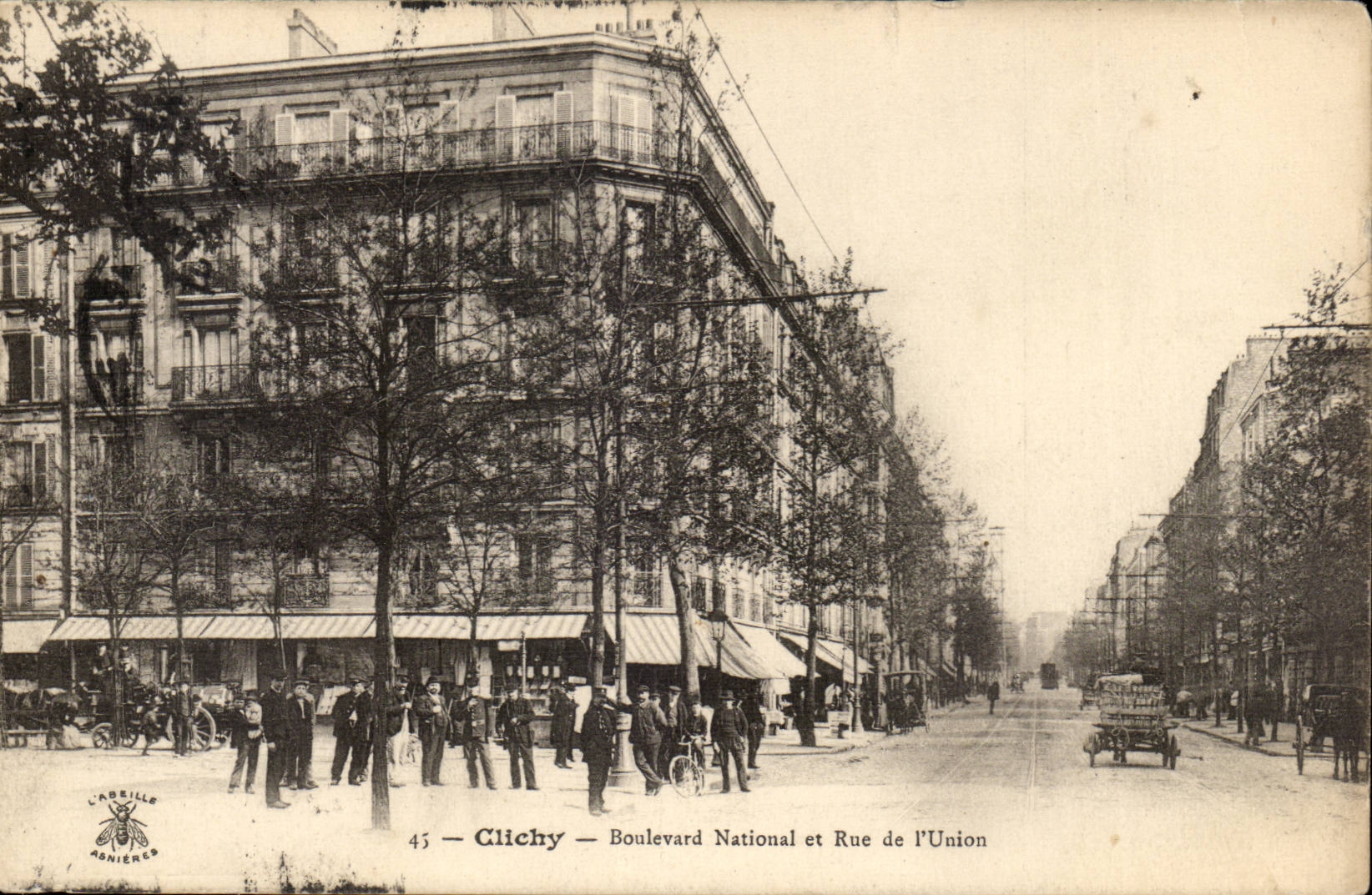 Clichy CPA Boulevard national et rue de l'union
