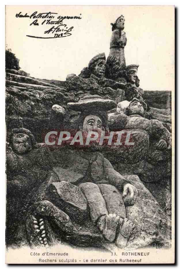 Côte d'Emersude - Rochers sculptés - Le dernier des Rotheneuf — 33. ROTHENEUF