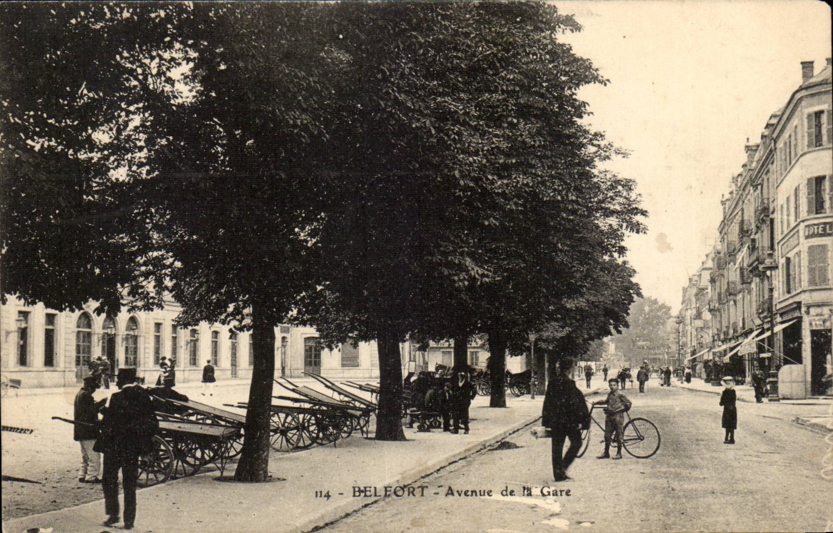 Belfort CPA Avenue de la gare