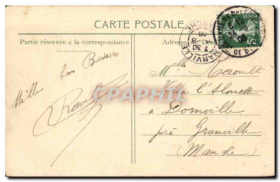 Belfort — Avenue Carnot, au fond le fort « La Justice » — éditeur non visible — Verso