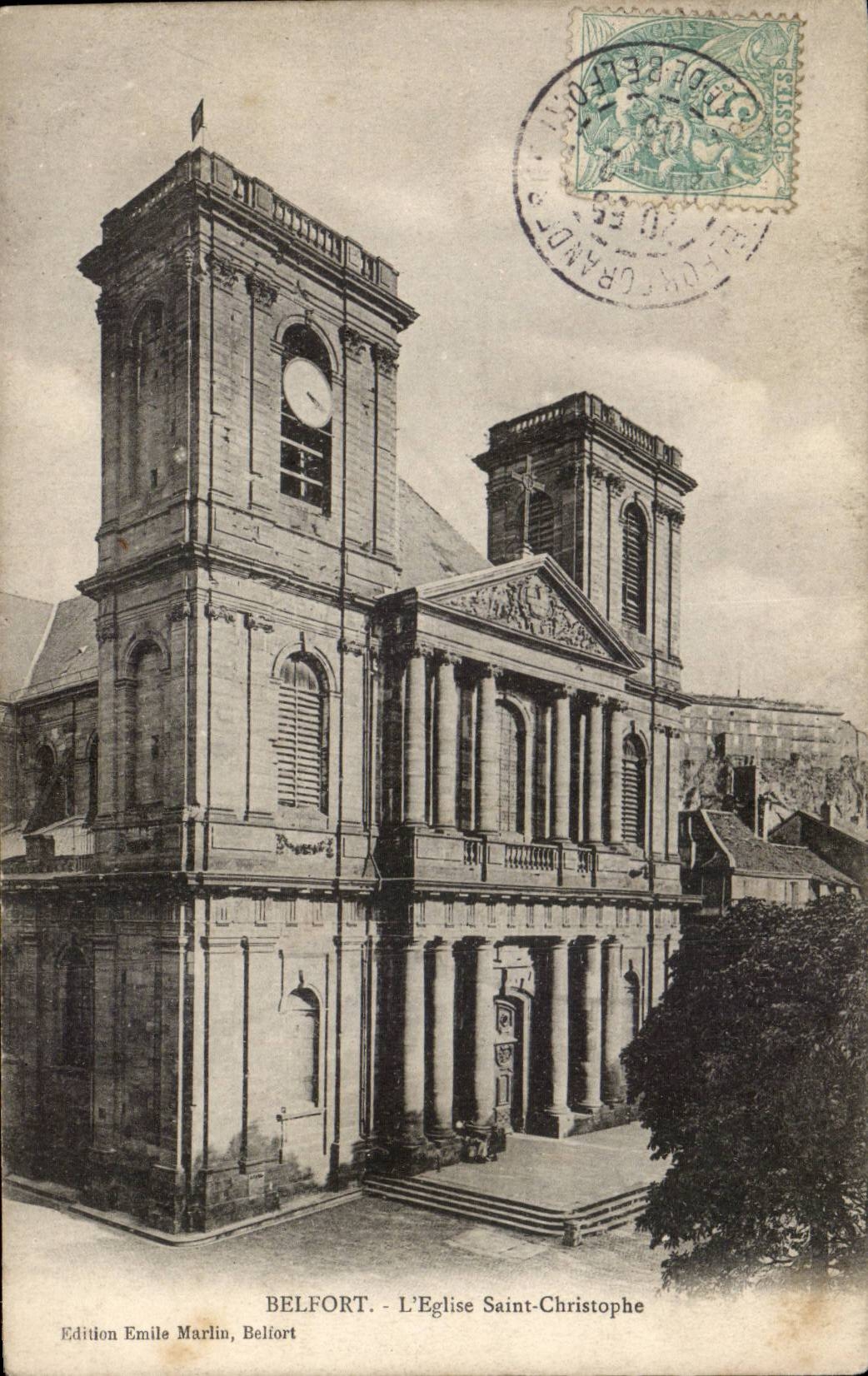 Belfort CPA Eglise Saint Christophe