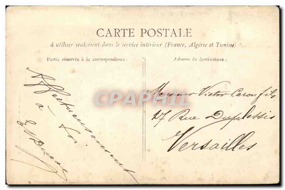 Belfort CPA La porte de Brisach — Verso
