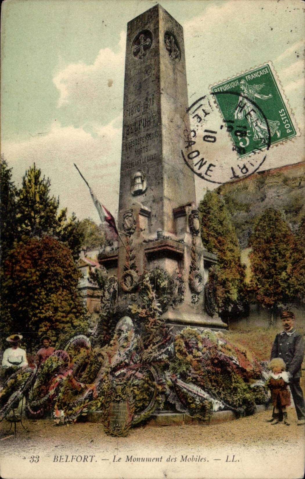 Belfort CPA Le monument des mobiles
