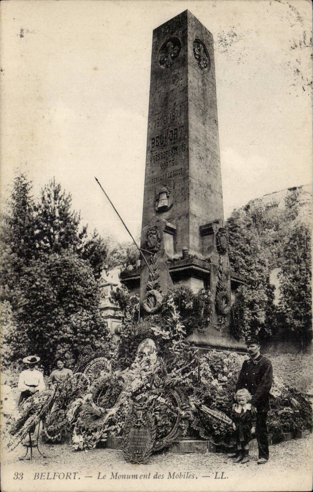 Belfort CPA Le monument des mobiles