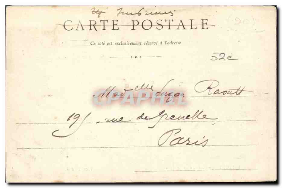 Belfort CPA Le chateau et le lion — Verso