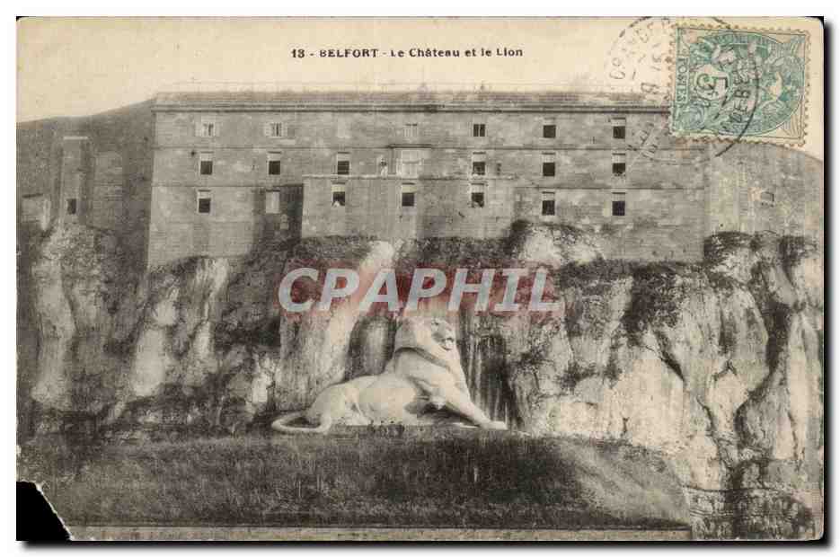 Belfort - Le Château et le Lion — éditeur inconnu, n° 18