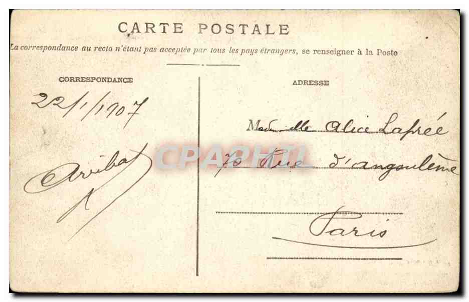 Belfort CPA Lion de Belfort (Bartholdi) — Verso