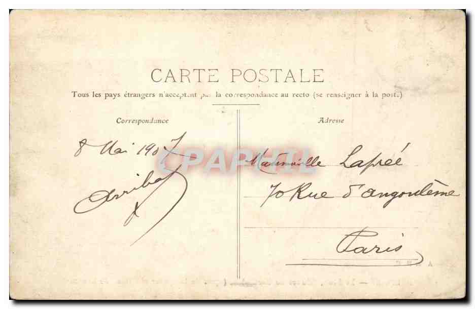 Belfort CPA Lion de Belfort (Bartholdi) — Verso