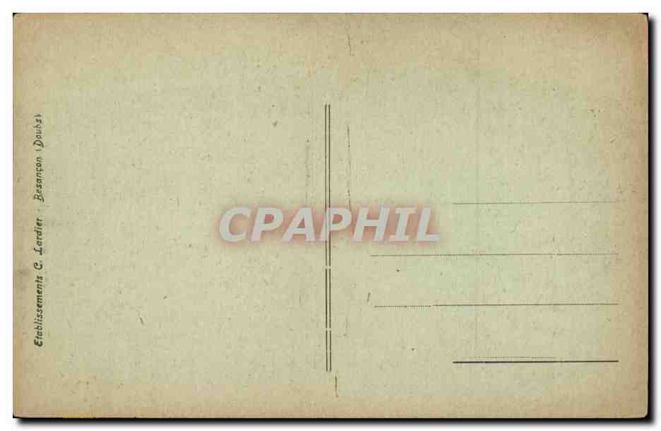 Belfort CPA Lion de Belfort (Bartholdi) — Verso