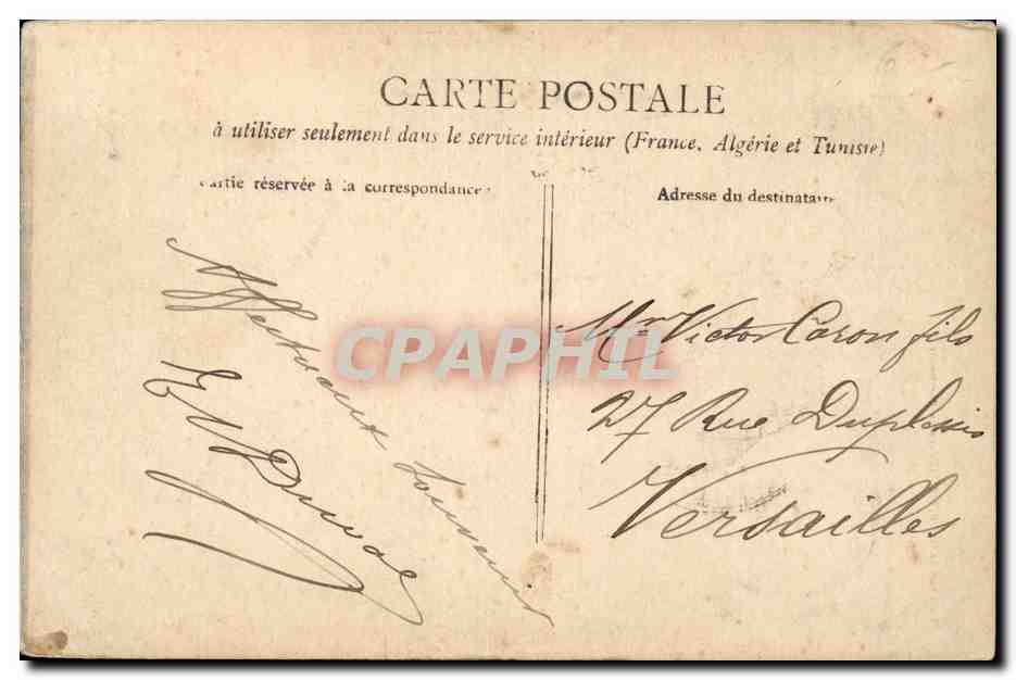 Belfort CPA le lion (Bartholdi) — Verso
