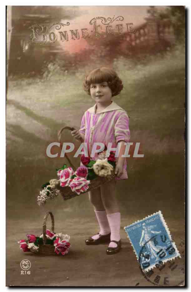 CPA Fantaisie Enfant Bonne fete