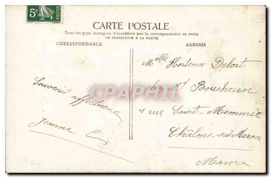 CPA Fantaisie Garcon Enfant Charmantes fleurs parlez pour moi — Verso