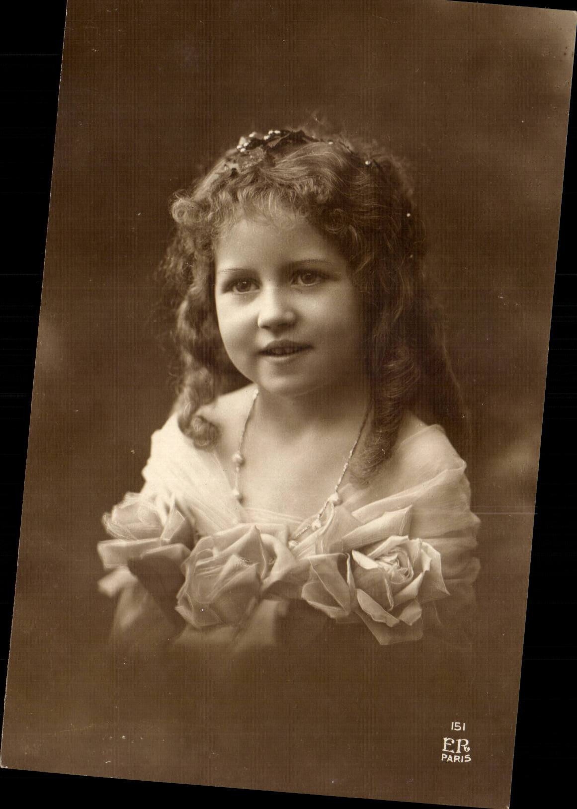 CPA Fantaisie Enfant Fille