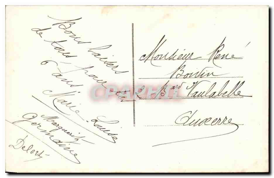 CPA Fantaisie Enfant Fille — Rückseite
