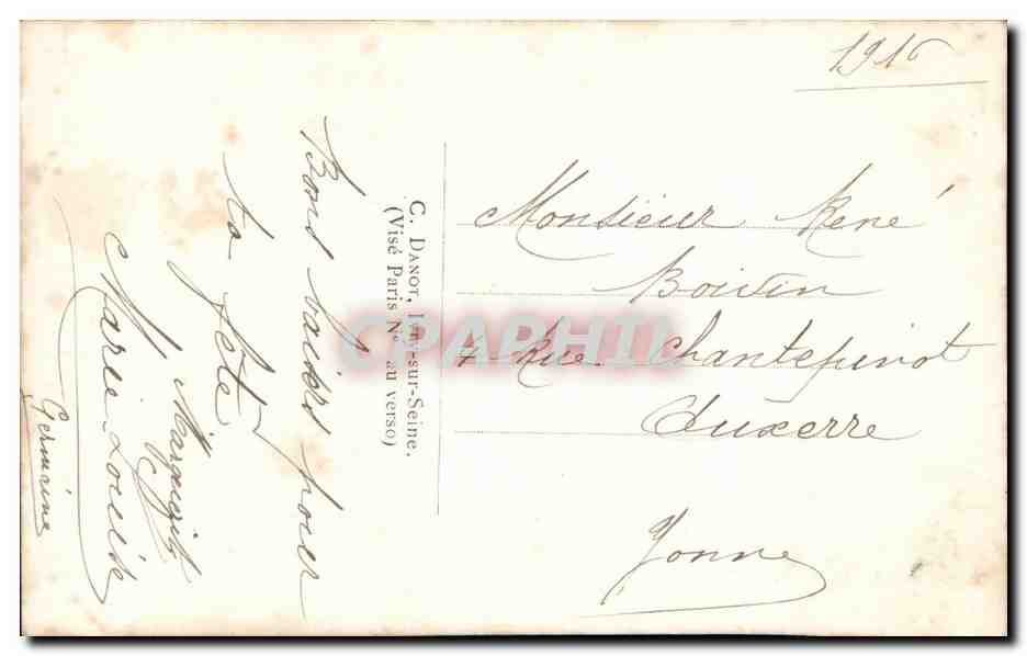 CPA Fantaisie Enfant  — Verso