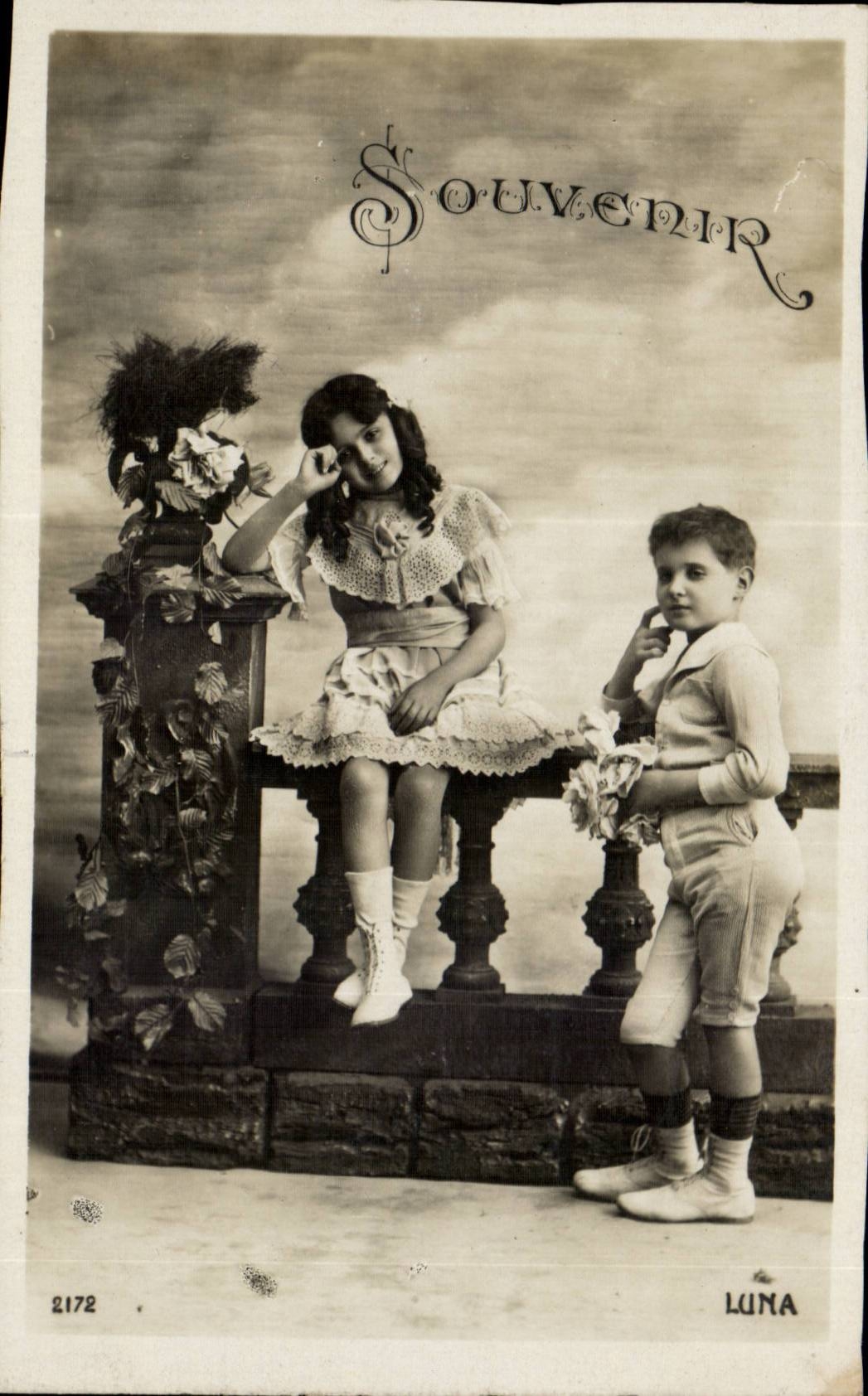 CPA Fantaisie Enfant Souvenir
